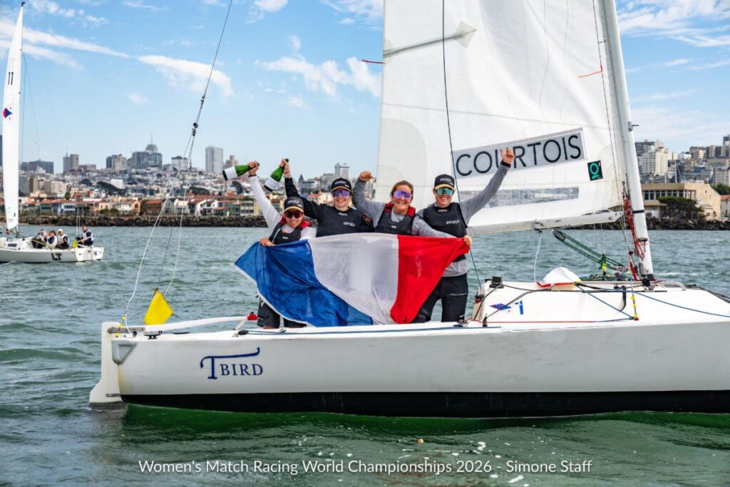 Pauline Courtois Wins 2026 World Sailing Women’s Match Racing World Championship - Credit Simone Staff