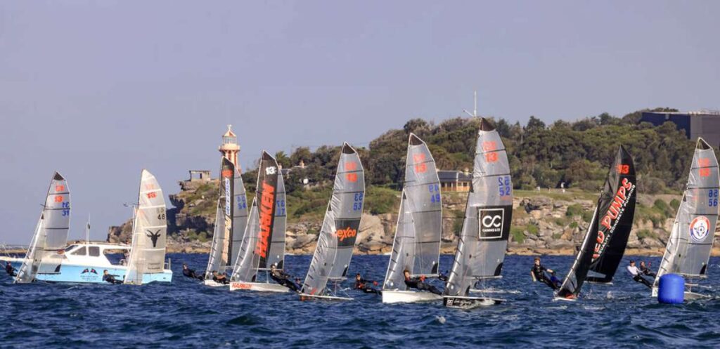 13ft Skiff Fleet - Credit SailMedia