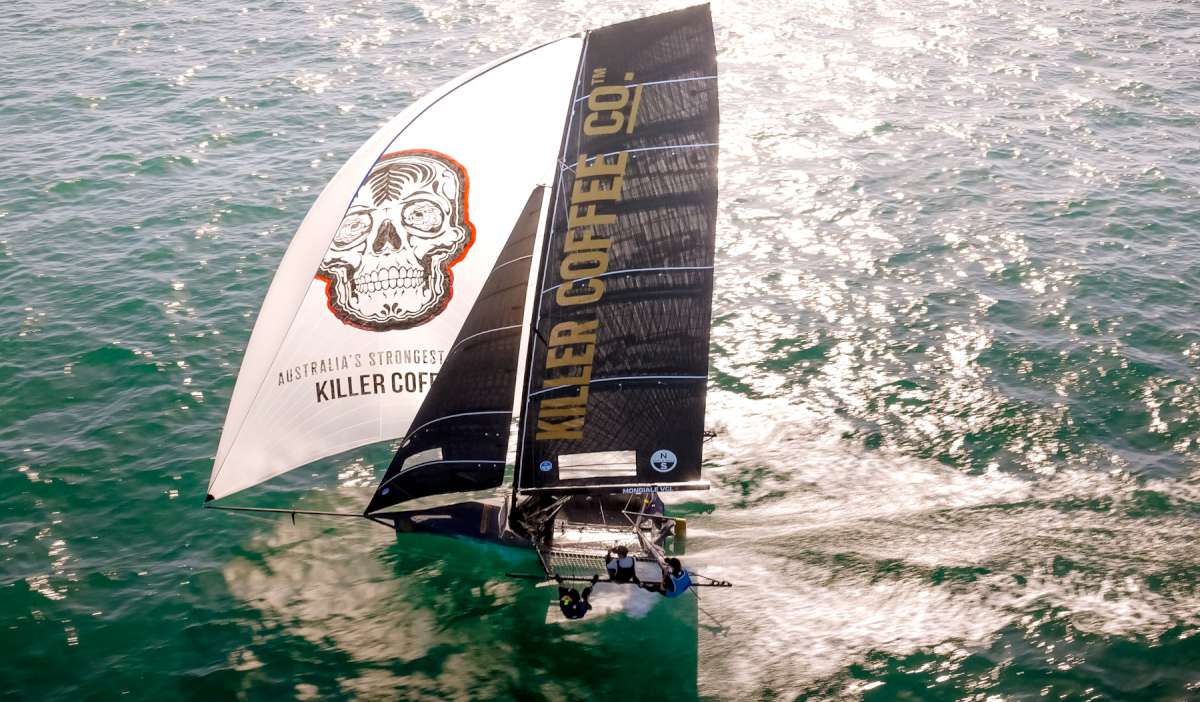 Killer Coffee on Sunday in a NE wind (SailMedia)
