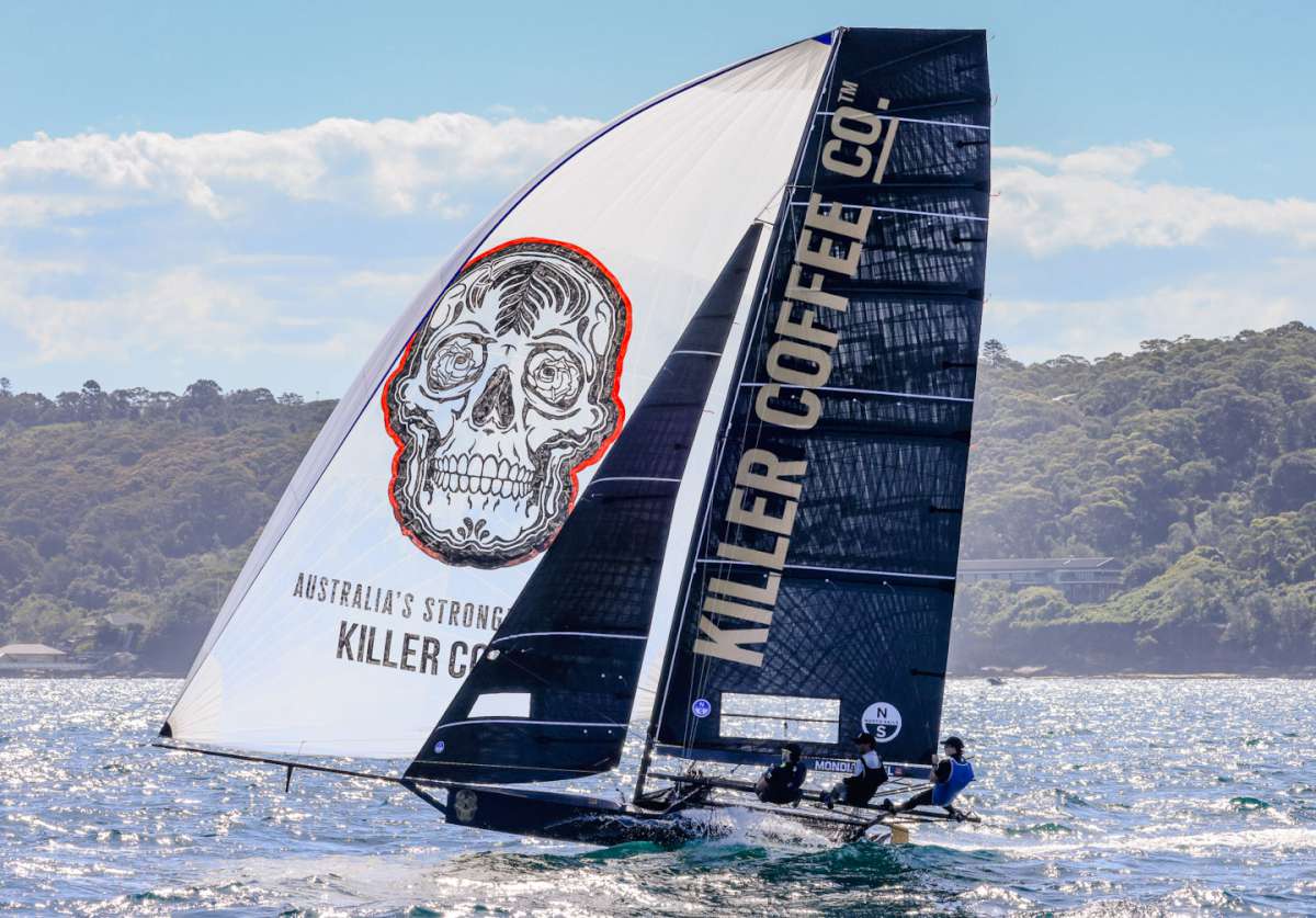 Spinnaker run in last Sunday's opening race of the season (SailMedia)