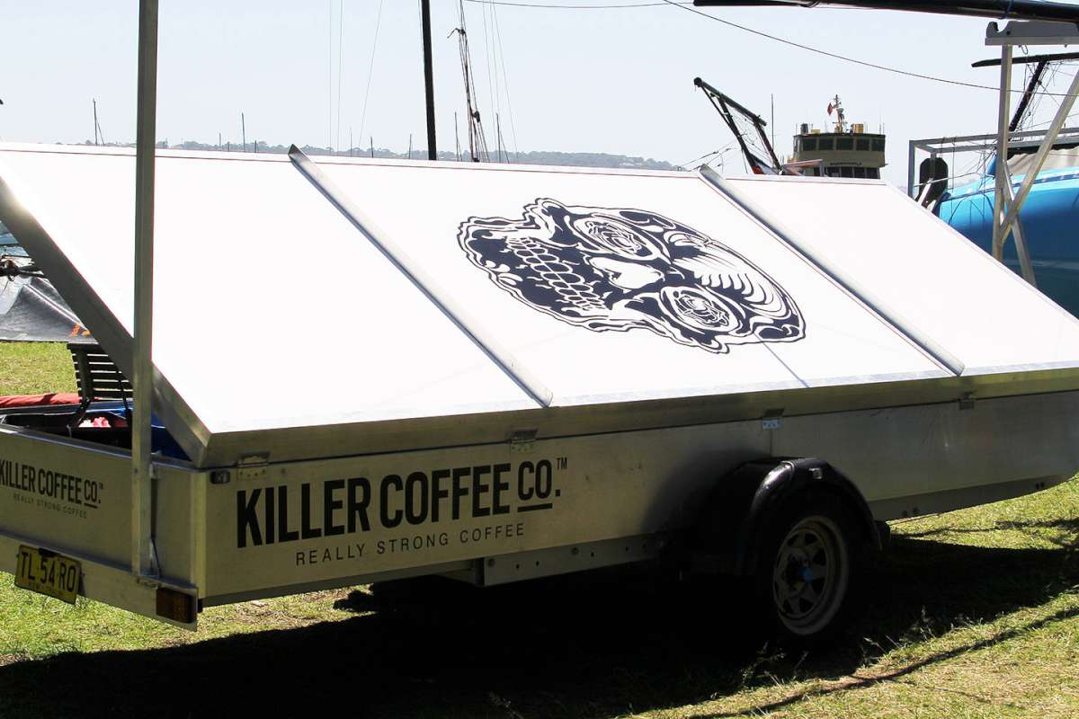The Killer Coffee Co trailer (Frank Quealey)