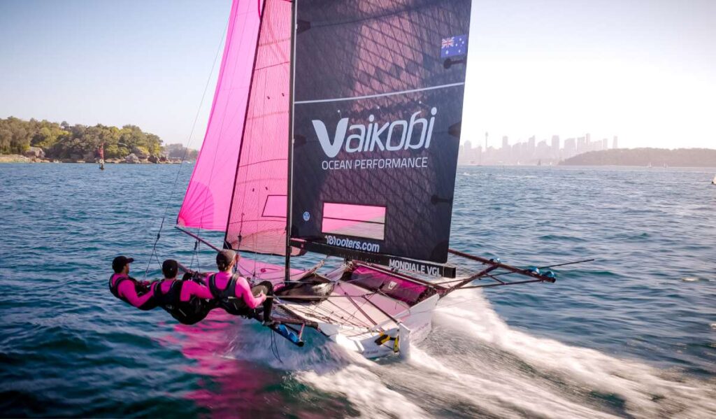 Vaikobi was prominent throughout Race 1 of the Sixt Spring Championship (SailMedia)