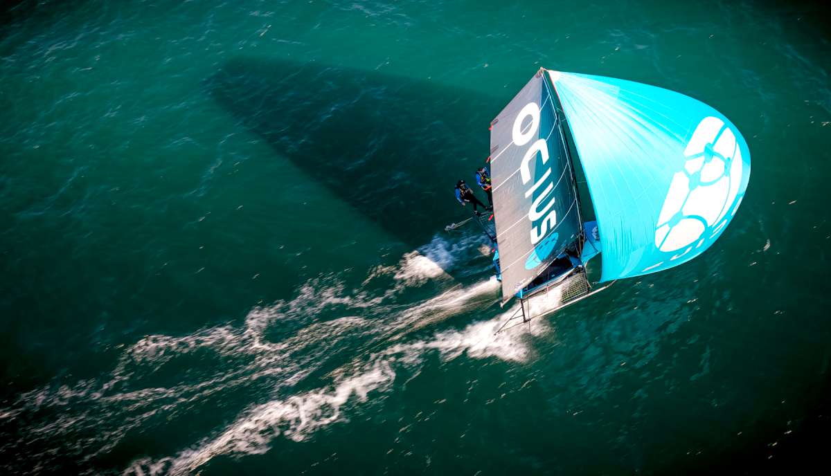 Ocius on her first race day (SailMedia)