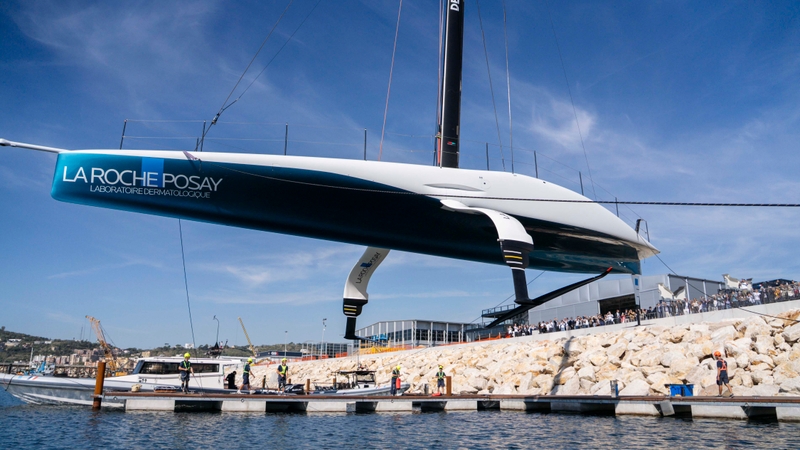 The La Roche-Posay Racing Team’s AC75 launch - Copyright - Nicolas Touzé - La Roche-Posay Racing Team