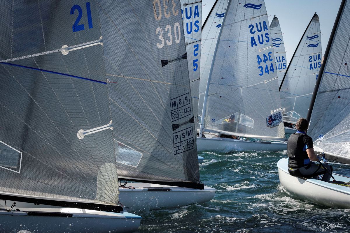 Finn start - Warwick Crossman pic