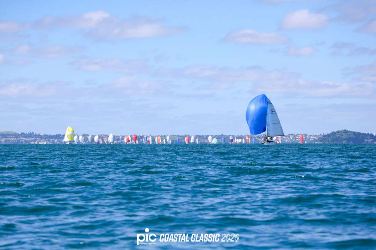 The fleet not long after the start. Photo Marcus Brummel - Live Sail Die