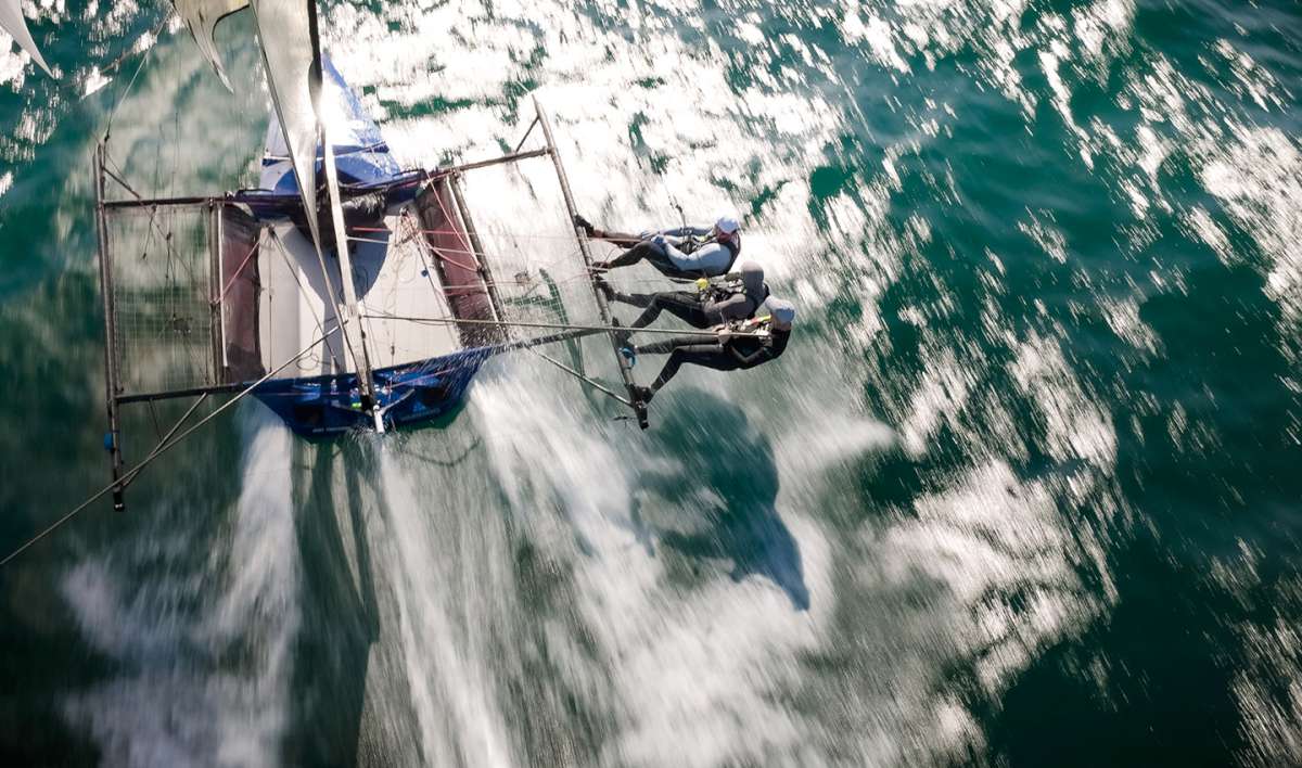 Yandoo shows her winning speed (SailMedia)
