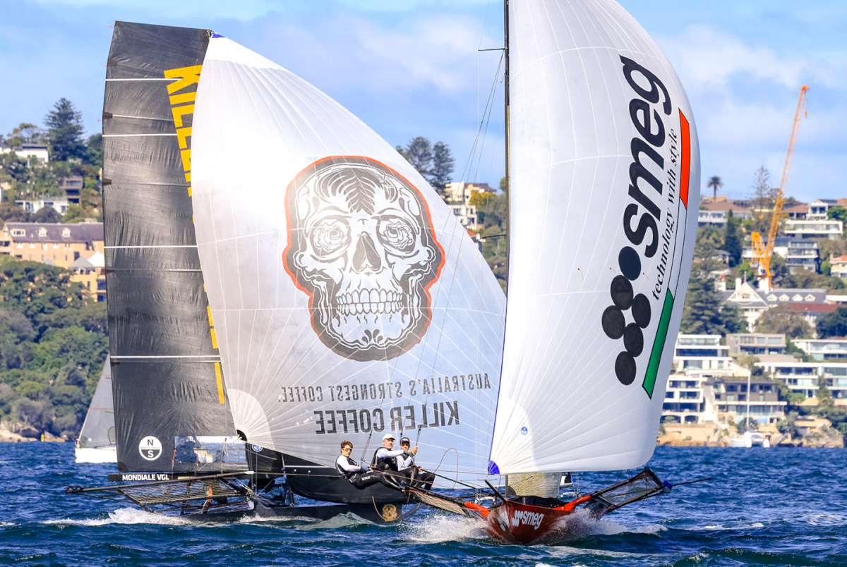 Close racing behind the winner on Sunday (SailMedia)