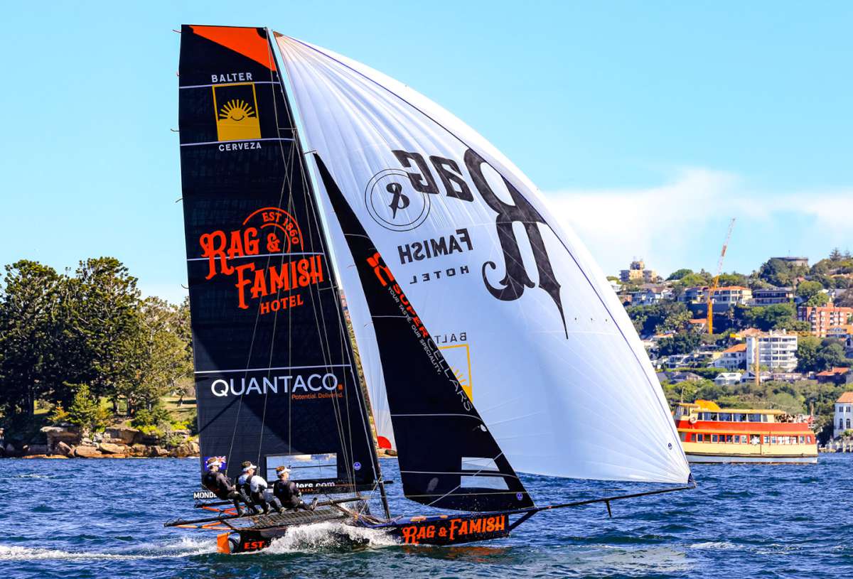 Early leader of Sunday's Club Championship (SailMedia)