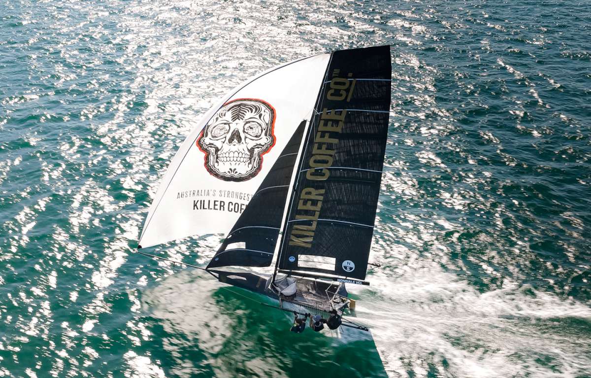 Killer Coffee Co, impressive under spinnaker (SailMedia)