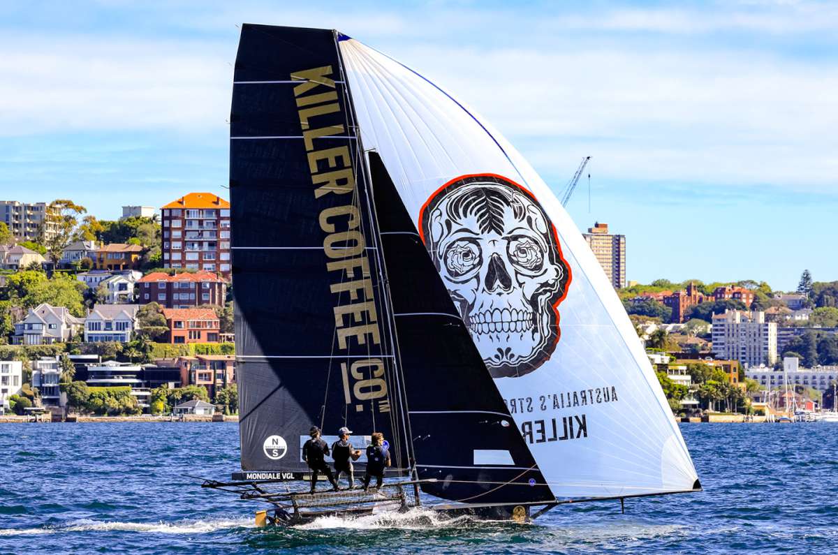 Killer Coffee was fast down the first spinnaker run (SailMedia)
