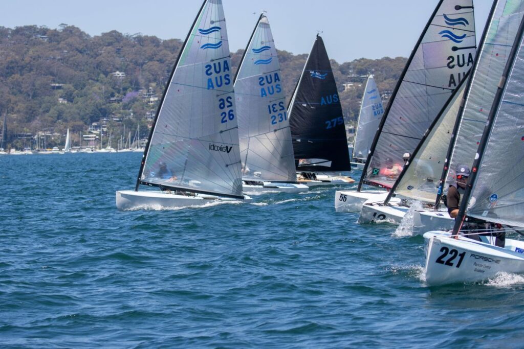 Off the start on Pittwater - credit RPAYC media