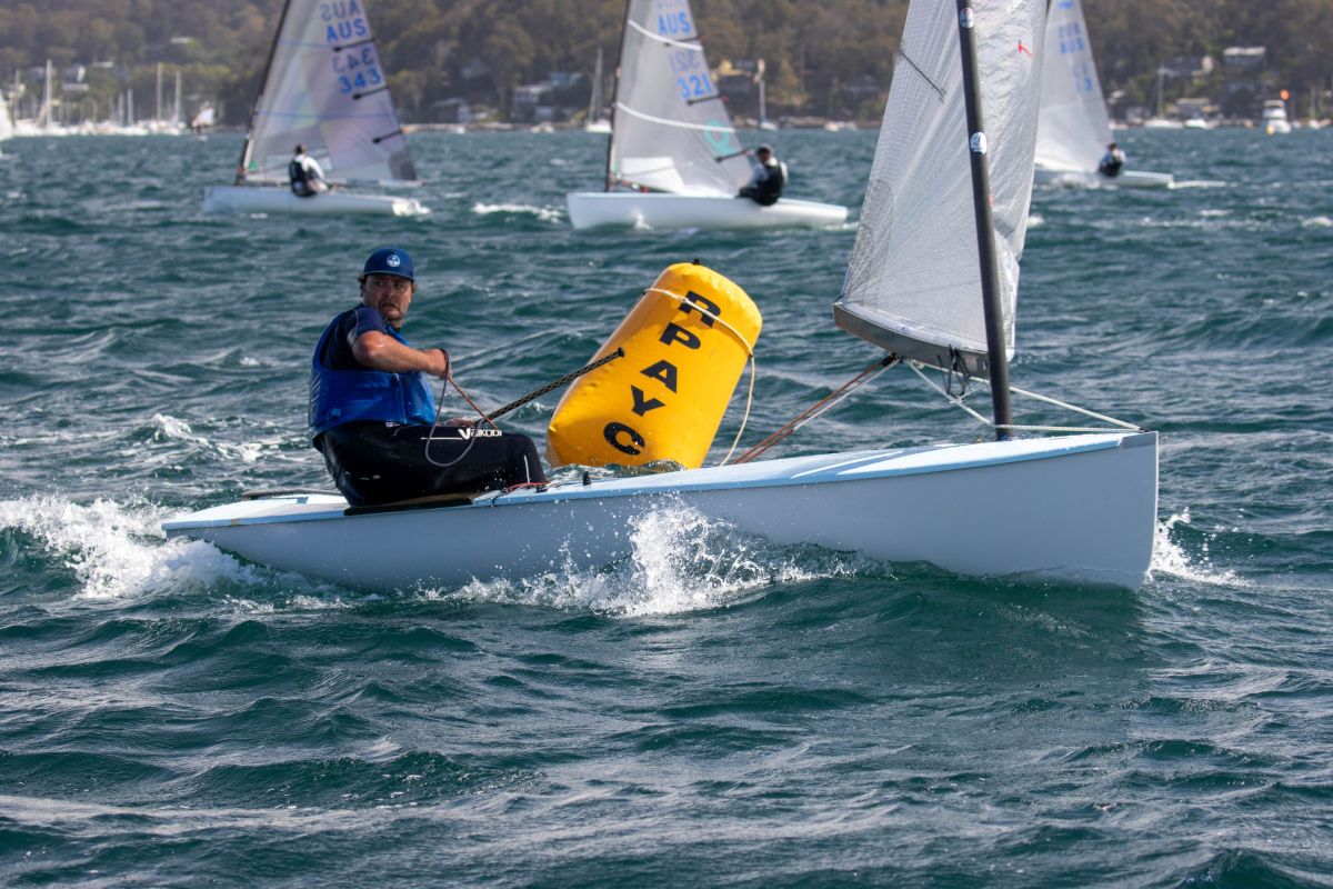Ian McKillop out in front at a mark - credit RPAYC media