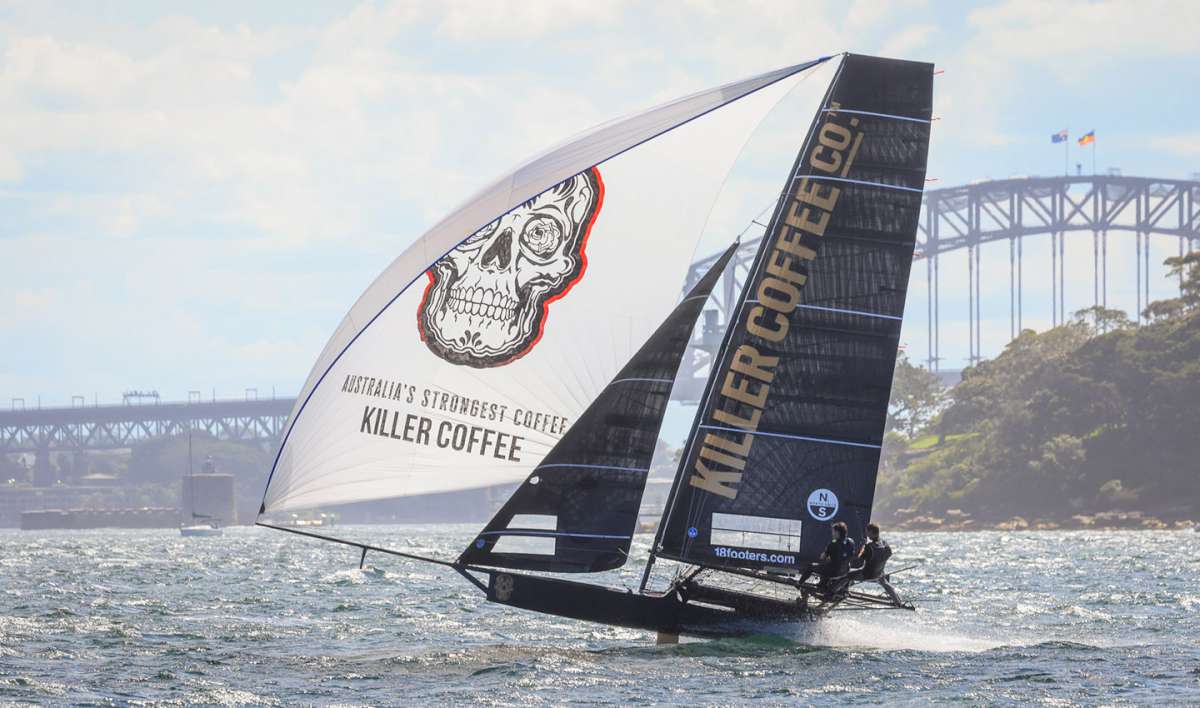 Killer Coffee Co at the wing mark (SailMedia)