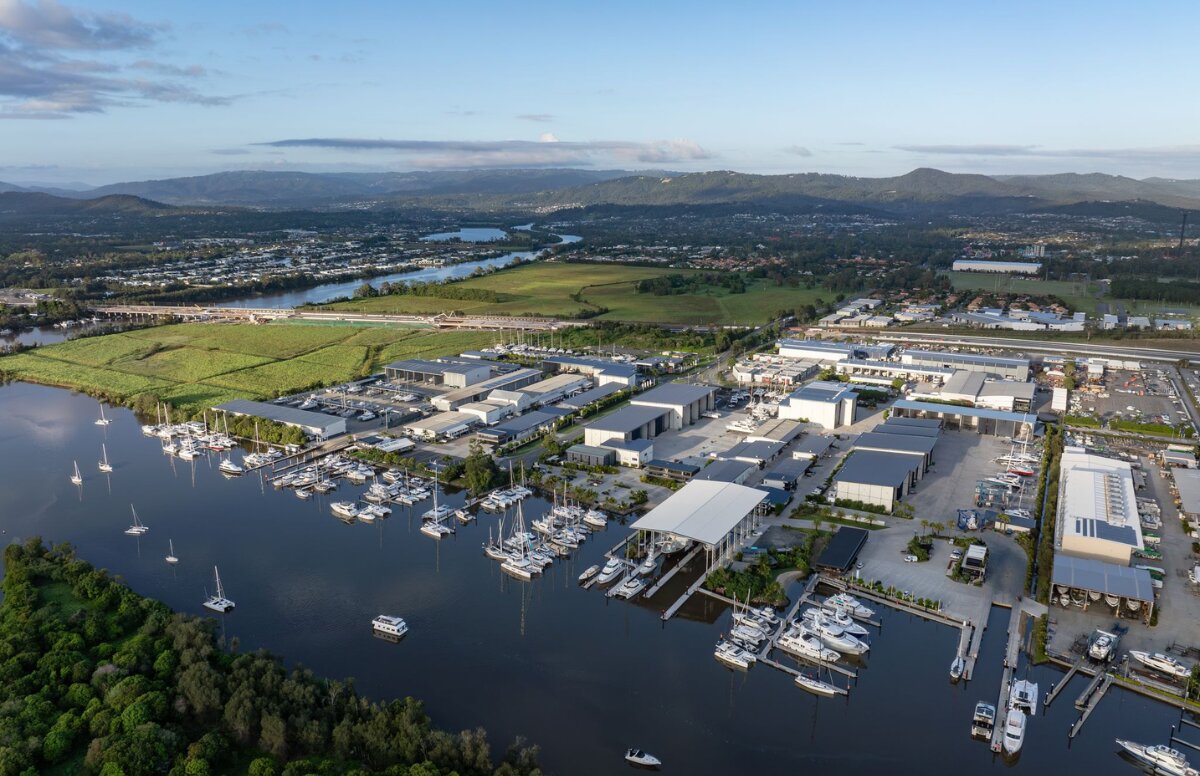 The Boat Works Aerial View