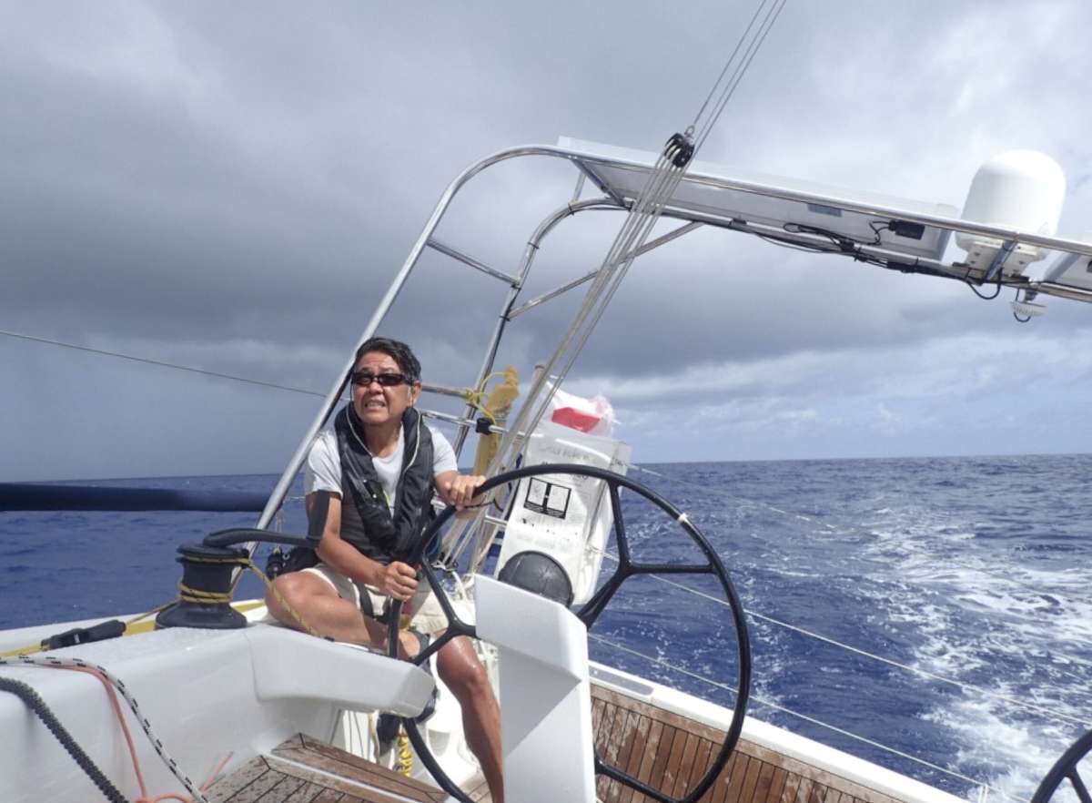 Home is calling for Keiichirou Morimura as he closes out the race Photo K Morimura supplied