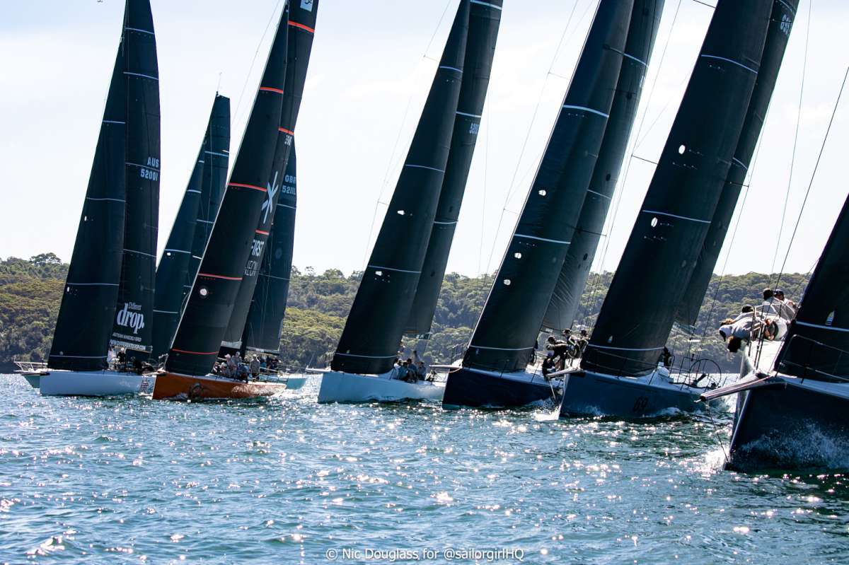 Serious line up of TP's on Sydney Harbour - Credit - Sunset Media - @sailorgirlhq
