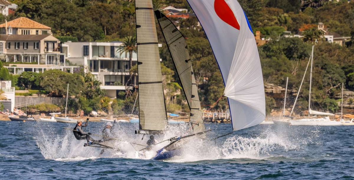 Speed of Yandoo on the way to victory on Sunday (SailMedia)